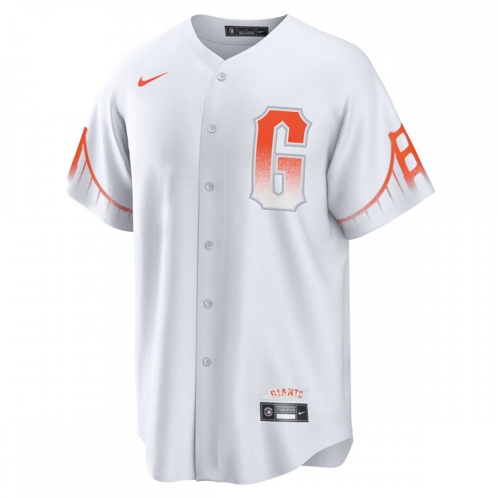 Brandon Crawford San Francisco Giants City Connect Replica Player Jersey - White-Pro Kit Vault | Brand New 26/27 Sports Jerseys